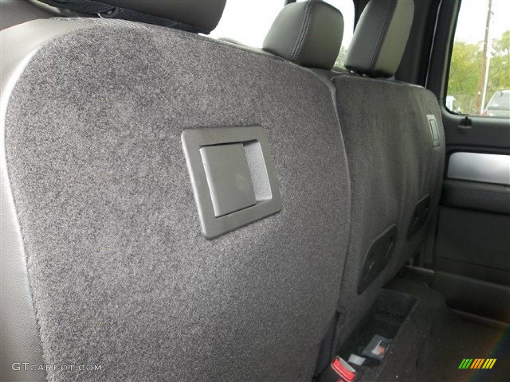 2013 Ford F150 SVT Raptor SuperCrew 4x4 Rear Seat Photo #71990901
