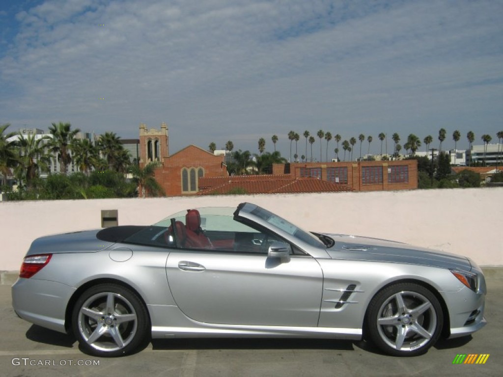 Iridium Silver Metallic 2013 Mercedes-Benz SL 550 Roadster Exterior Photo #71990943