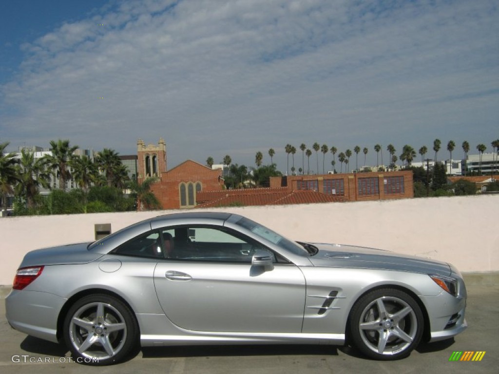 Iridium Silver Metallic 2013 Mercedes-Benz SL 550 Roadster Exterior Photo #71990994