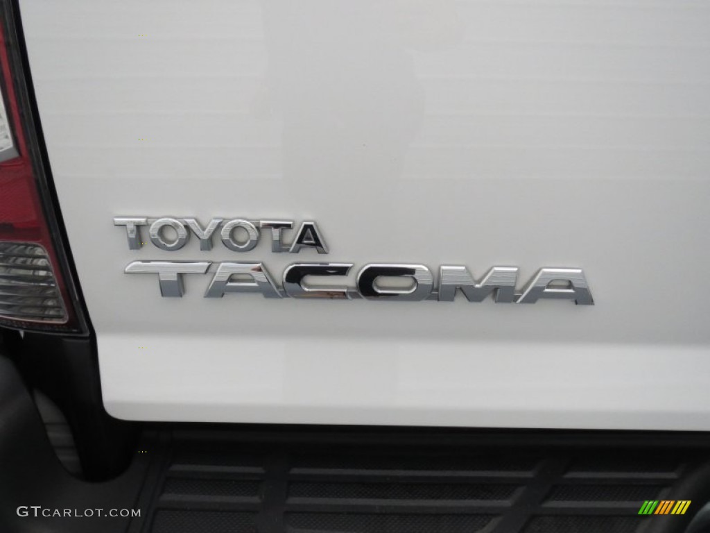 2012 Tacoma V6 SR5 Prerunner Double Cab - Super White / Graphite photo #19