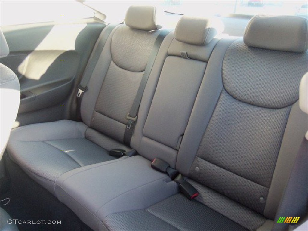 2013 Elantra Coupe GS - Volcanic Red / Gray photo #10
