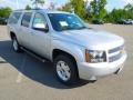 2013 Silver Ice Metallic Chevrolet Suburban LT 4x4  photo #2