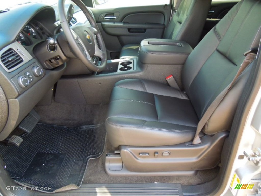 Ebony Interior 2013 Chevrolet Suburban LT 4x4 Photo #71993904