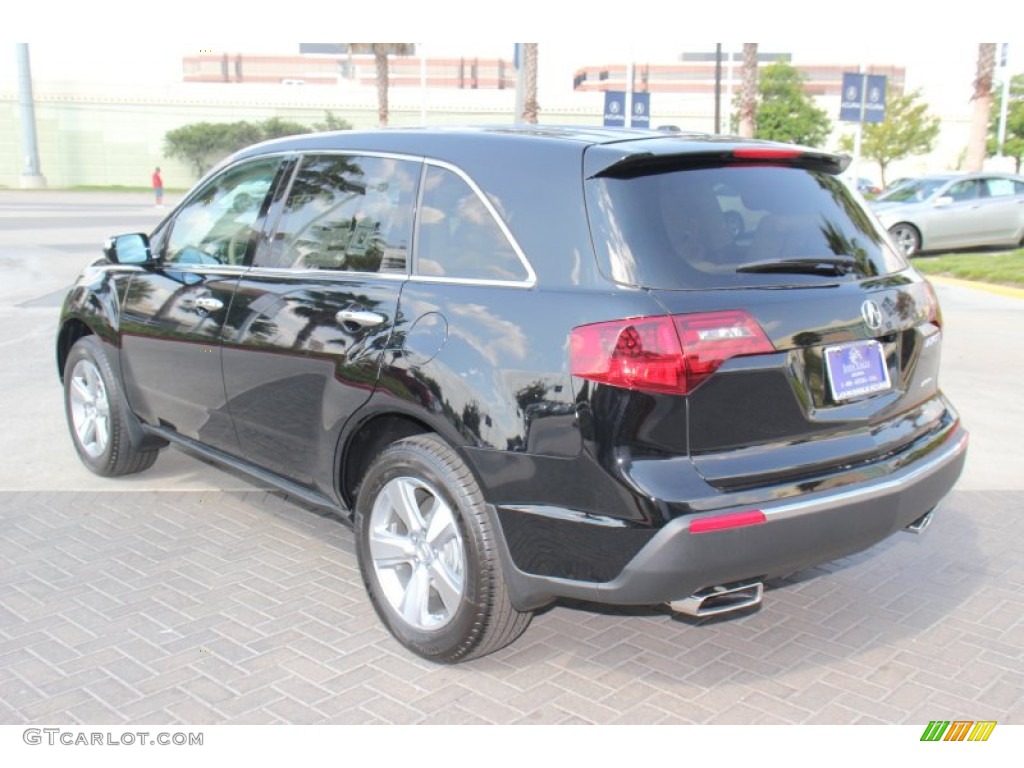 2013 MDX SH-AWD Technology - Crystal Black Pearl / Parchment photo #5