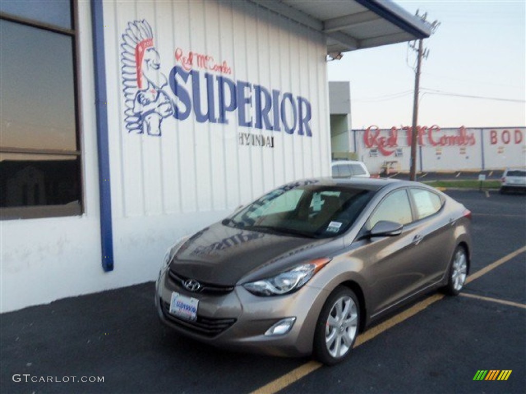 2013 Elantra Limited - Desert Bronze / Beige photo #1