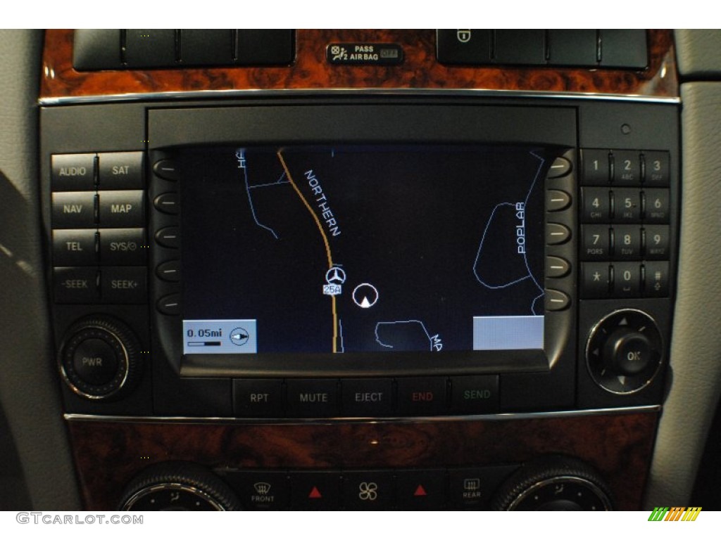 2009 CLK 350 Cabriolet - Majestic Black Metallic / Ash photo #14