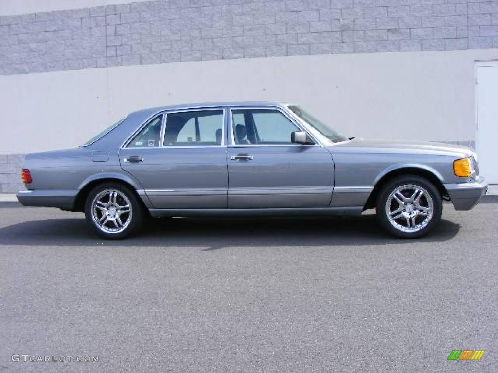 1988 S Class SEL 300 - Grey Pearl Metallic / Grey photo #15