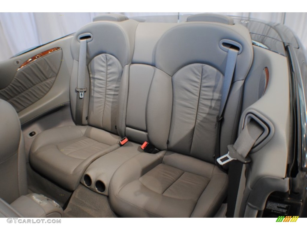 2009 CLK 350 Cabriolet - Majestic Black Metallic / Ash photo #17