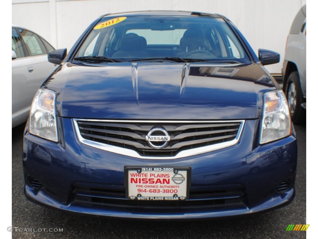 2012 Sentra 2.0 S - Blue Onyx / Charcoal photo #2