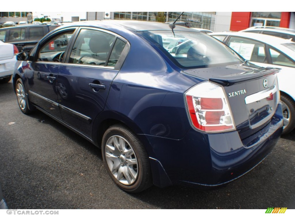 2012 Sentra 2.0 S - Blue Onyx / Charcoal photo #3