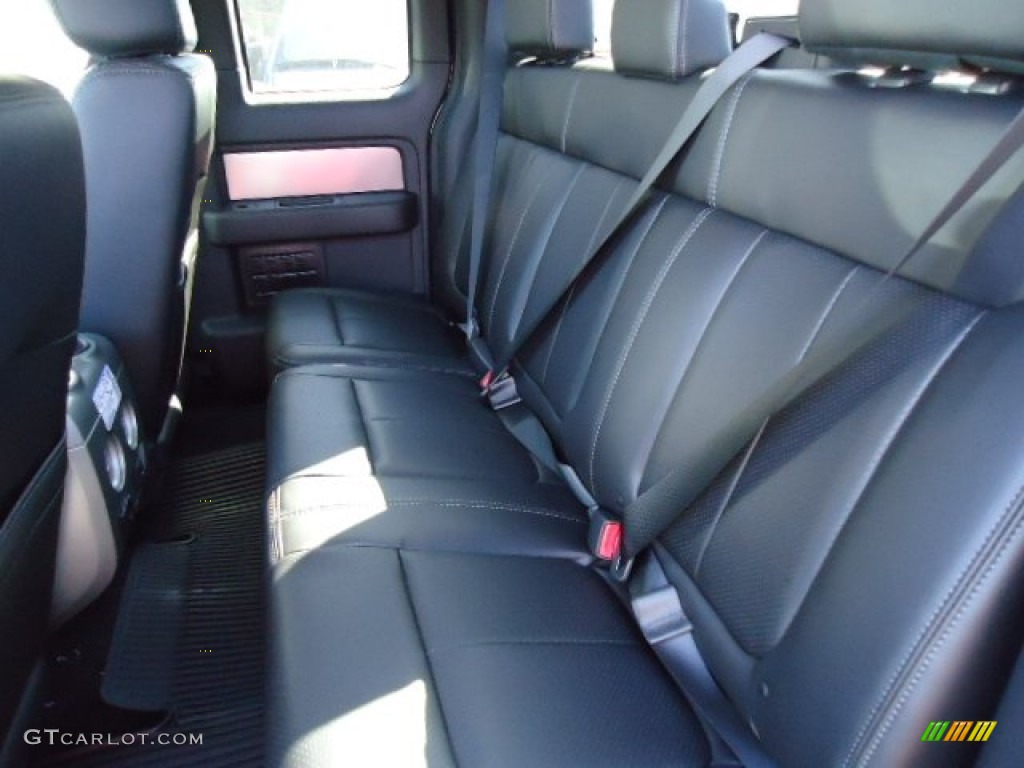 2013 Ford F150 FX4 SuperCab 4x4 Rear Seat Photo #71995078