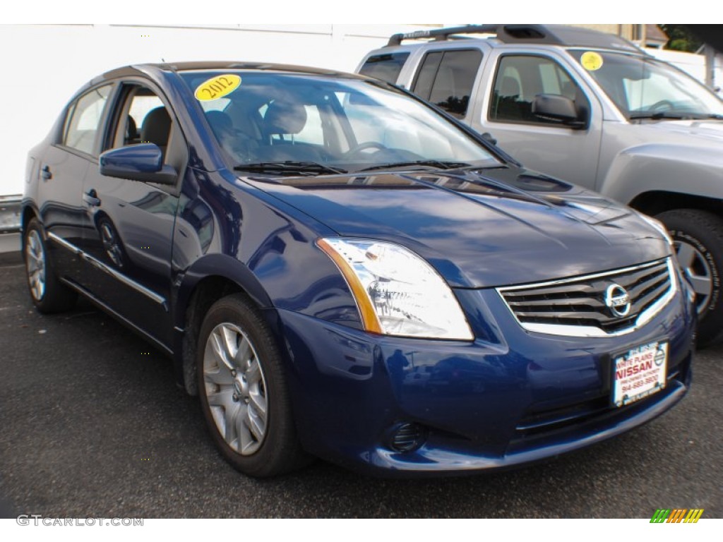2012 Sentra 2.0 S - Blue Onyx / Charcoal photo #5
