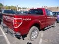 Ruby Red Metallic - F150 XLT SuperCab 4x4 Photo No. 2