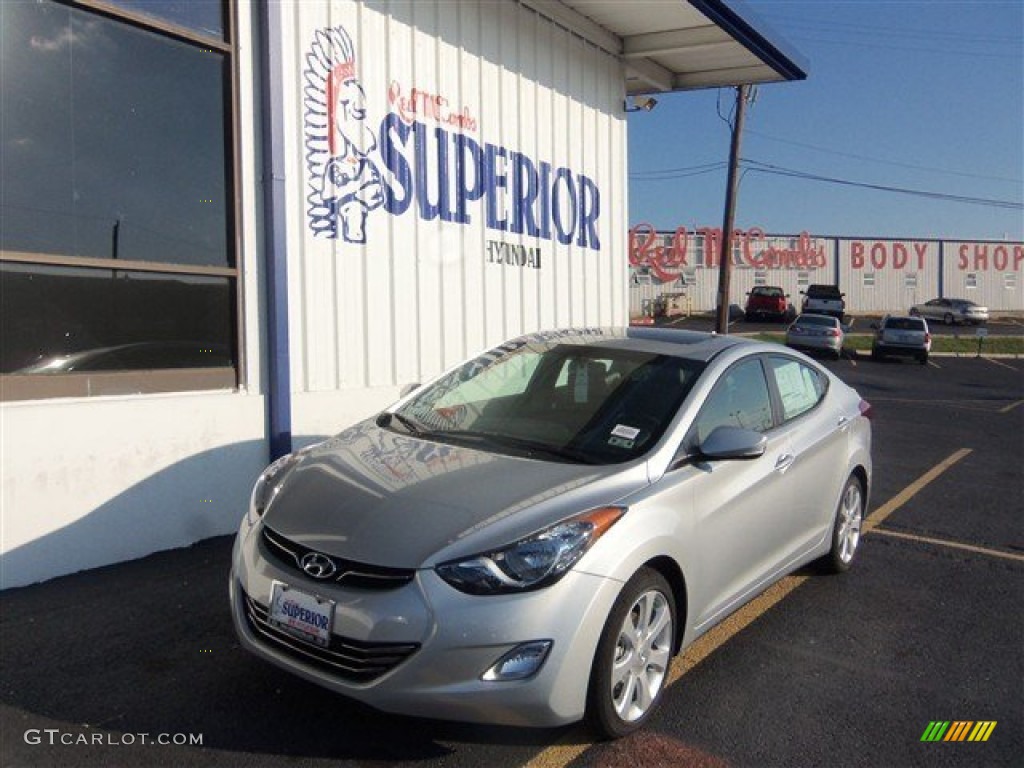 2013 Elantra Limited - Silver / Gray photo #1