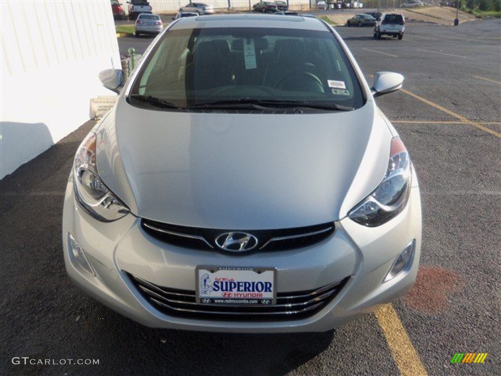 2013 Elantra Limited - Silver / Gray photo #2