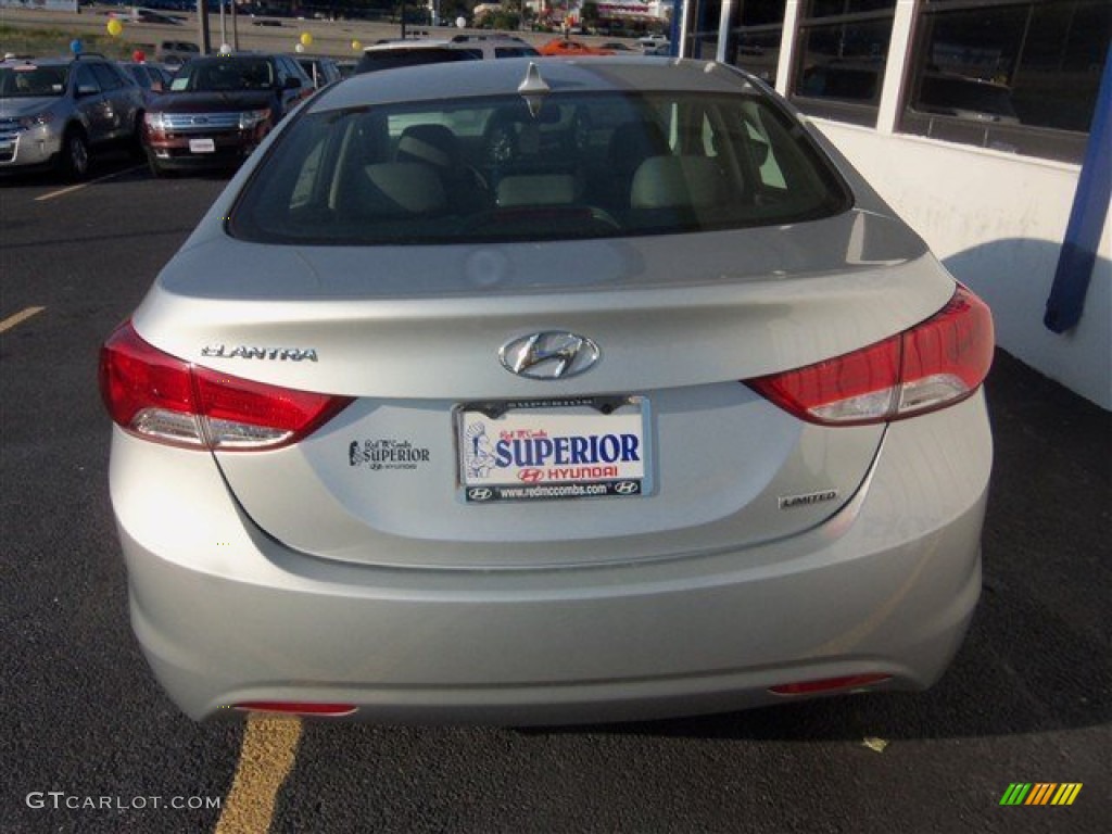 2013 Elantra Limited - Silver / Gray photo #7