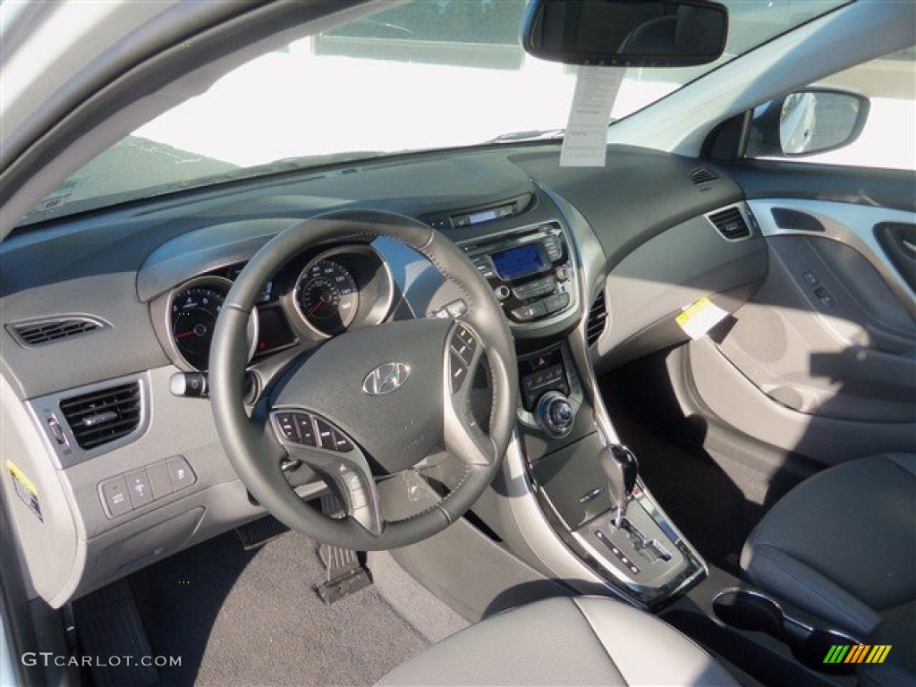 2013 Elantra Limited - Silver / Gray photo #9