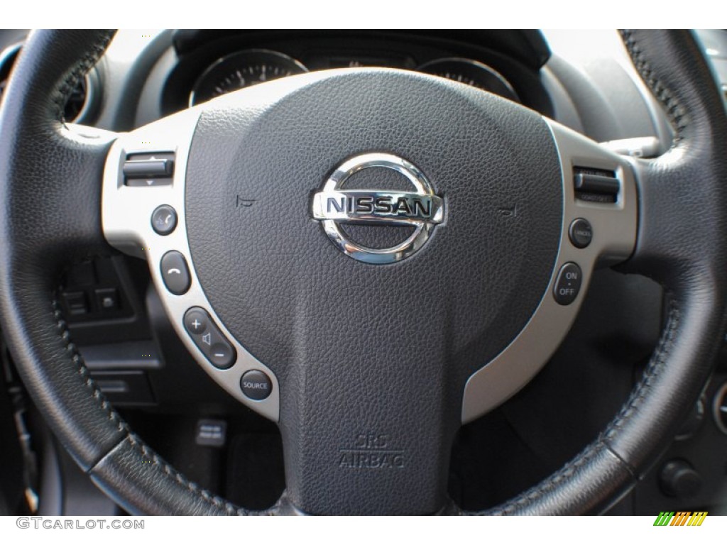 2011 Rogue SL AWD - Platinum Graphite / Black photo #14