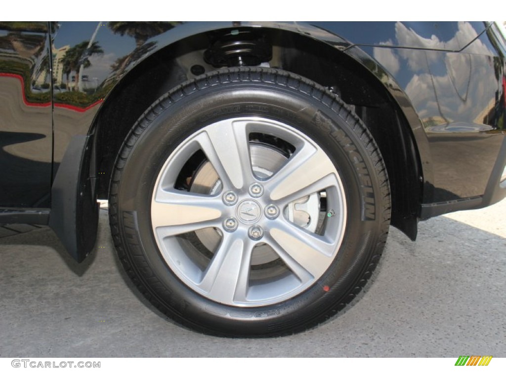 2013 MDX SH-AWD Technology - Crystal Black Pearl / Parchment photo #9