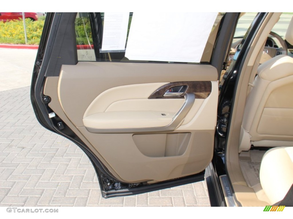 2013 MDX SH-AWD Technology - Crystal Black Pearl / Parchment photo #13