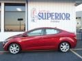 2013 Red Allure Hyundai Elantra Limited  photo #5
