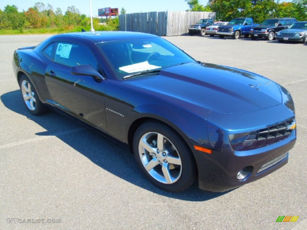 2013 Camaro LT Coupe - Blue Ray Metallic / Black photo #2