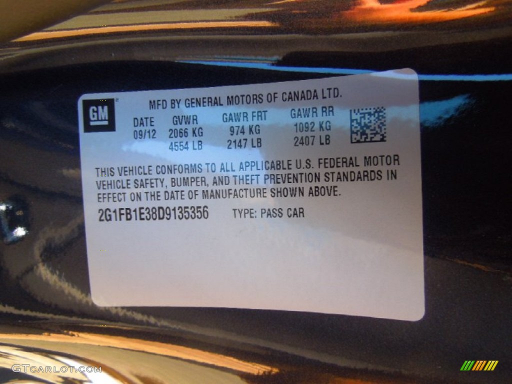 2013 Camaro LT Coupe - Blue Ray Metallic / Black photo #7