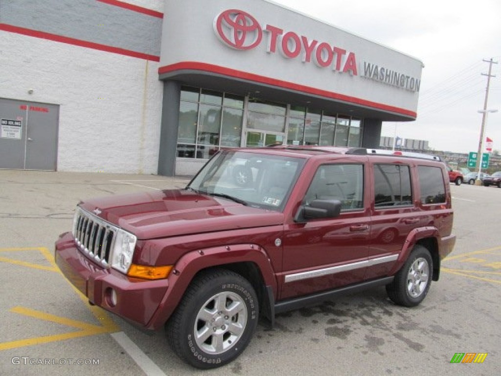 2008 Commander Limited 4x4 - Red Rock Crystal Pearl / Dark Khaki/Light Graystone photo #1