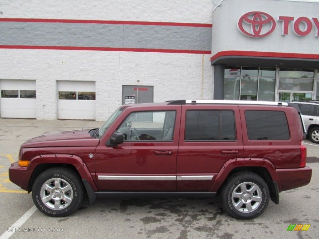 2008 Commander Limited 4x4 - Red Rock Crystal Pearl / Dark Khaki/Light Graystone photo #2
