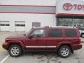 2008 Red Rock Crystal Pearl Jeep Commander Limited 4x4  photo #2