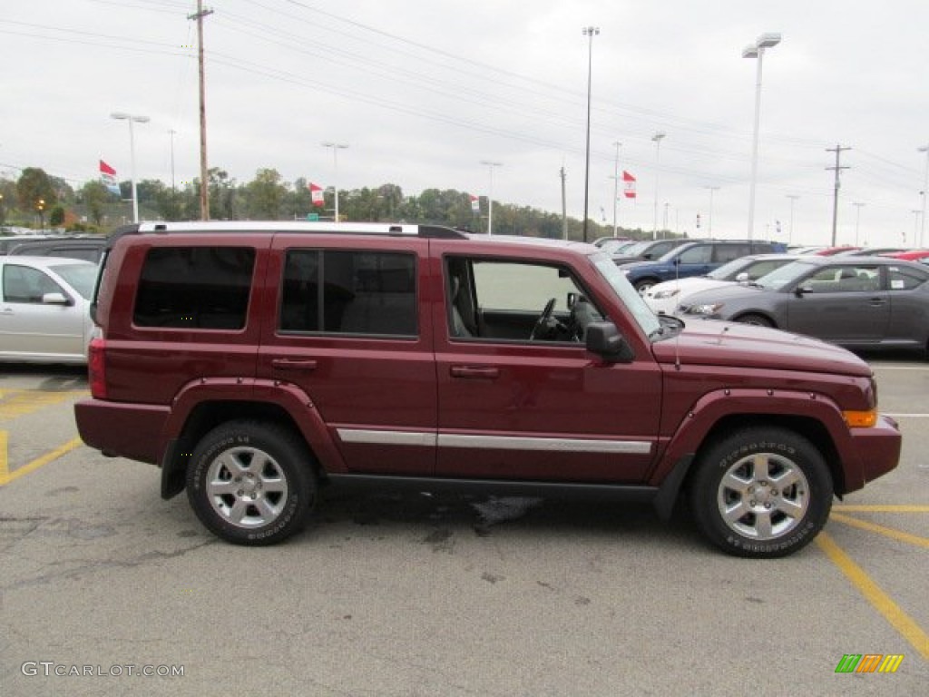 2008 Commander Limited 4x4 - Red Rock Crystal Pearl / Dark Khaki/Light Graystone photo #6