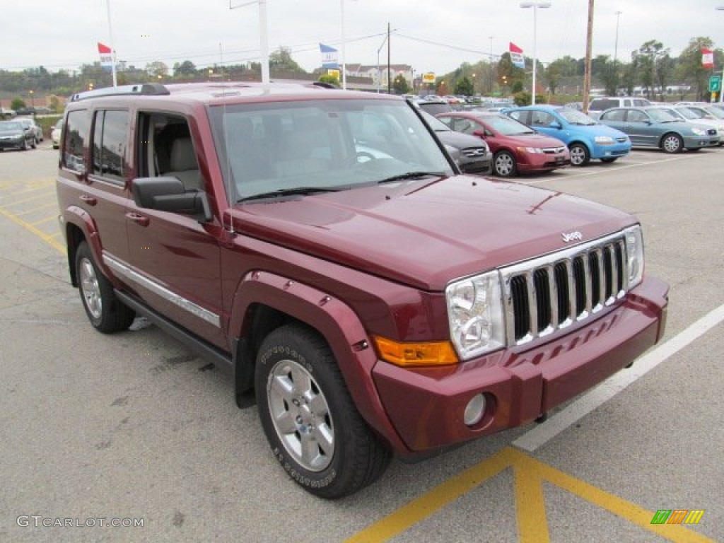 2008 Commander Limited 4x4 - Red Rock Crystal Pearl / Dark Khaki/Light Graystone photo #7