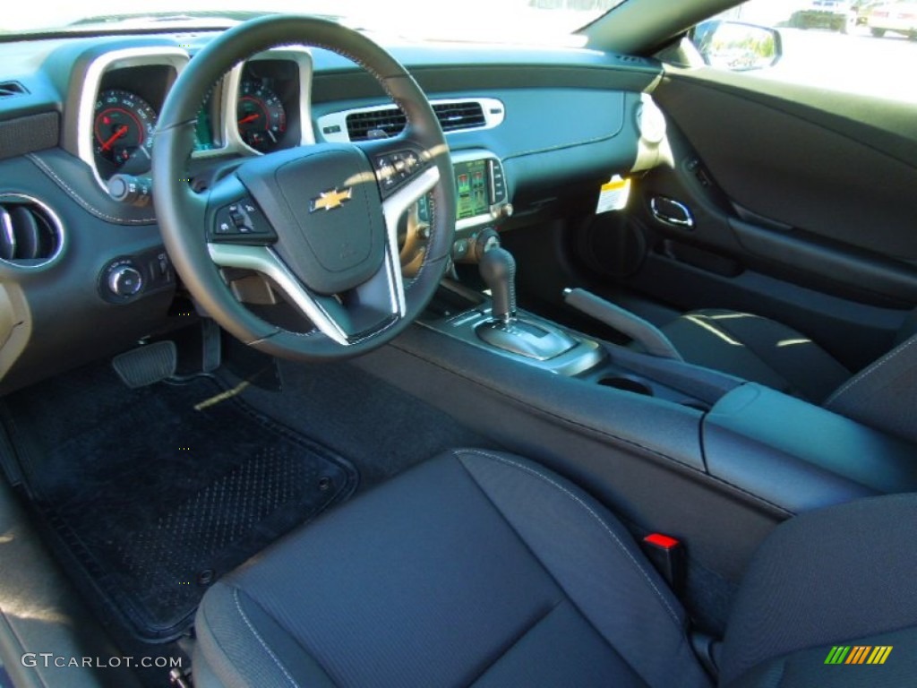 Black Interior 2013 Chevrolet Camaro LT Coupe Photo #71997721
