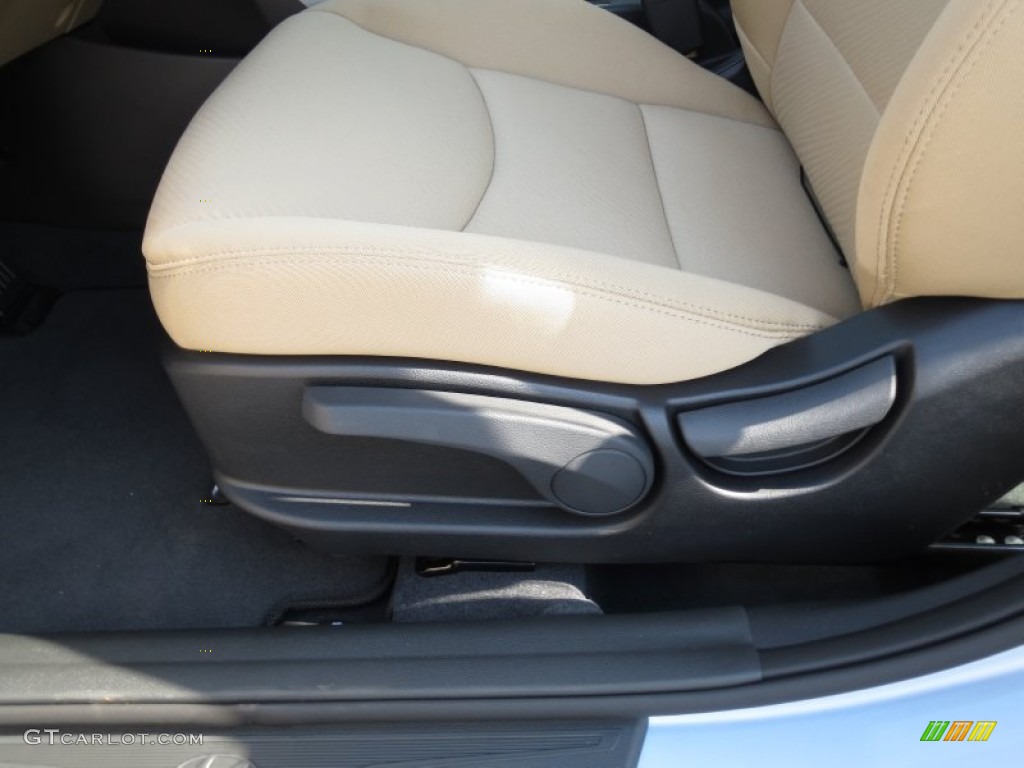 2013 Elantra GLS - Blue Sky Metallic / Beige photo #21