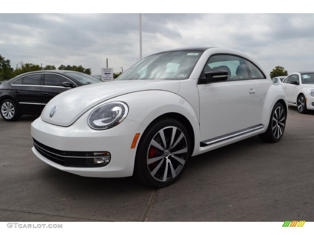 2013 Beetle Turbo - Candy White / Black/Red photo #1