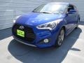 2013 Marathon Blue Hyundai Veloster Turbo  photo #6