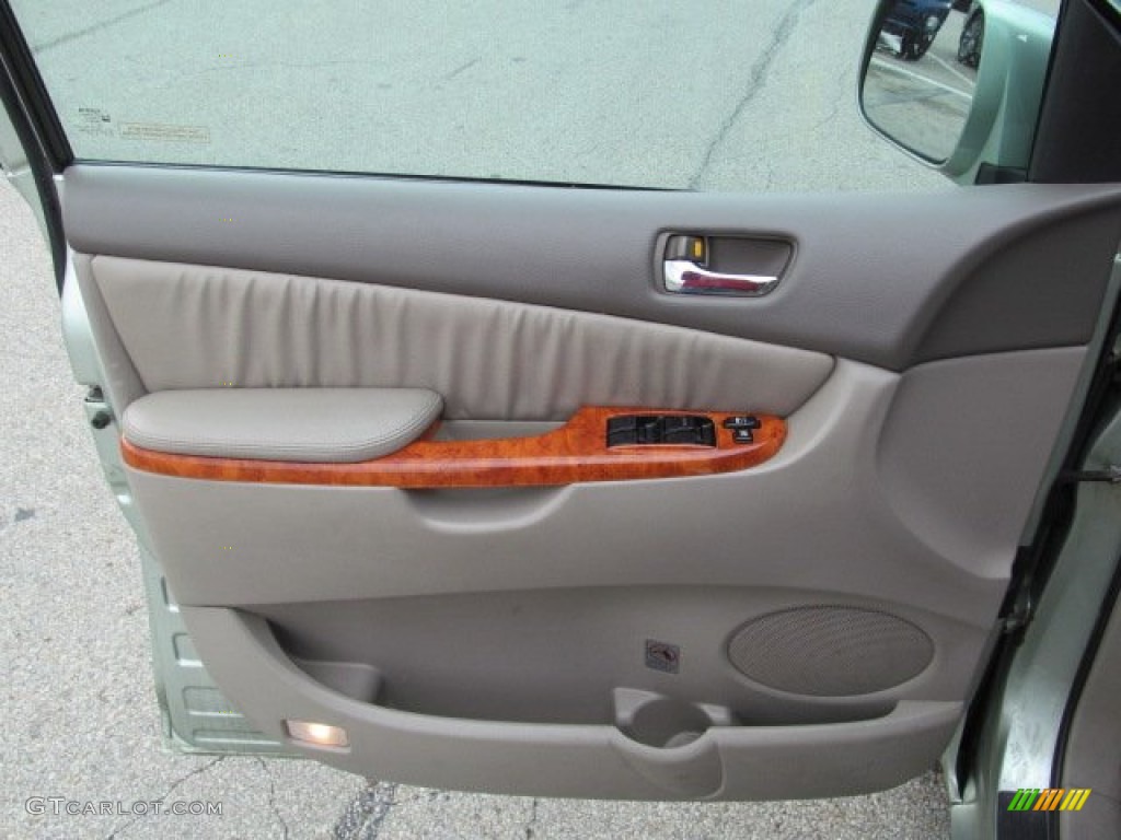 2006 Sienna XLE AWD - Silver Pine Mica / Taupe photo #12