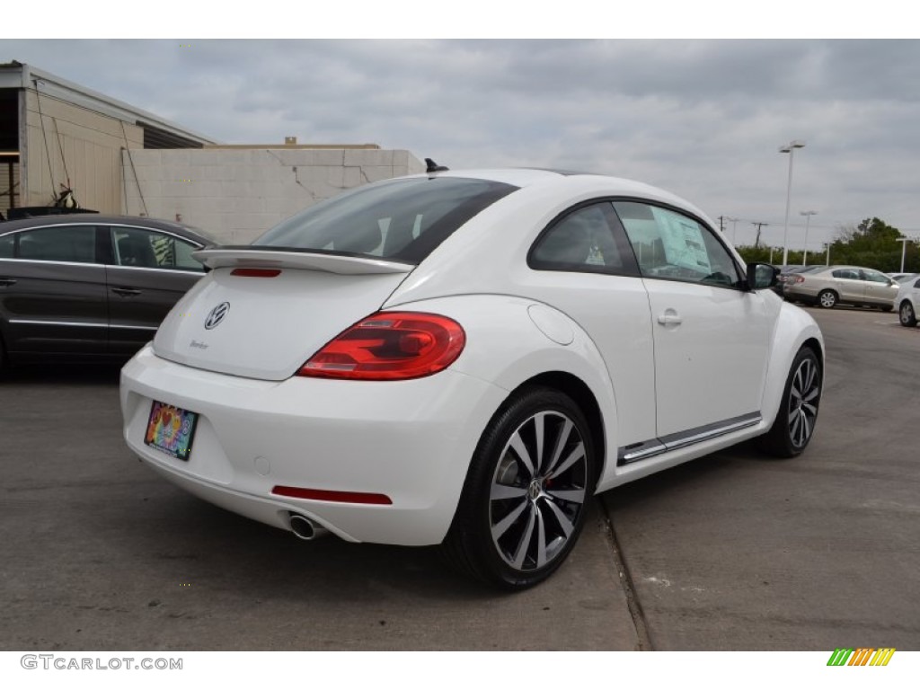 2013 Beetle Turbo - Candy White / Black/Red photo #2