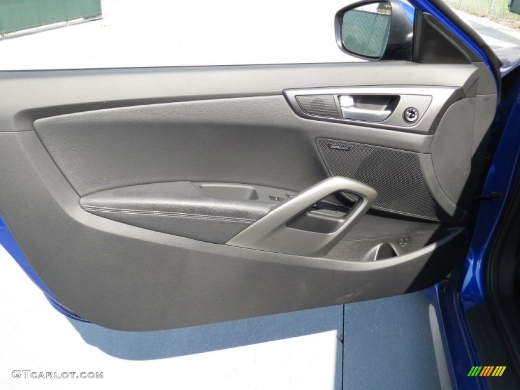 2013 Hyundai Veloster Turbo Black Door Panel Photo #71998476
