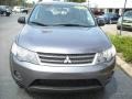 2008 Graphite Gray Pearl Mitsubishi Outlander ES  photo #8