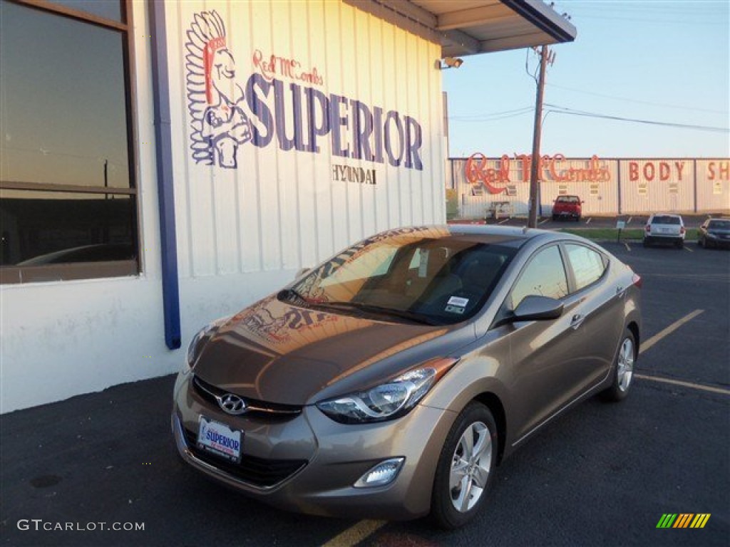 2013 Elantra GLS - Desert Bronze / Beige photo #1