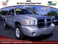 2007 Bright Silver Metallic Dodge Dakota SLT Quad Cab  photo #1