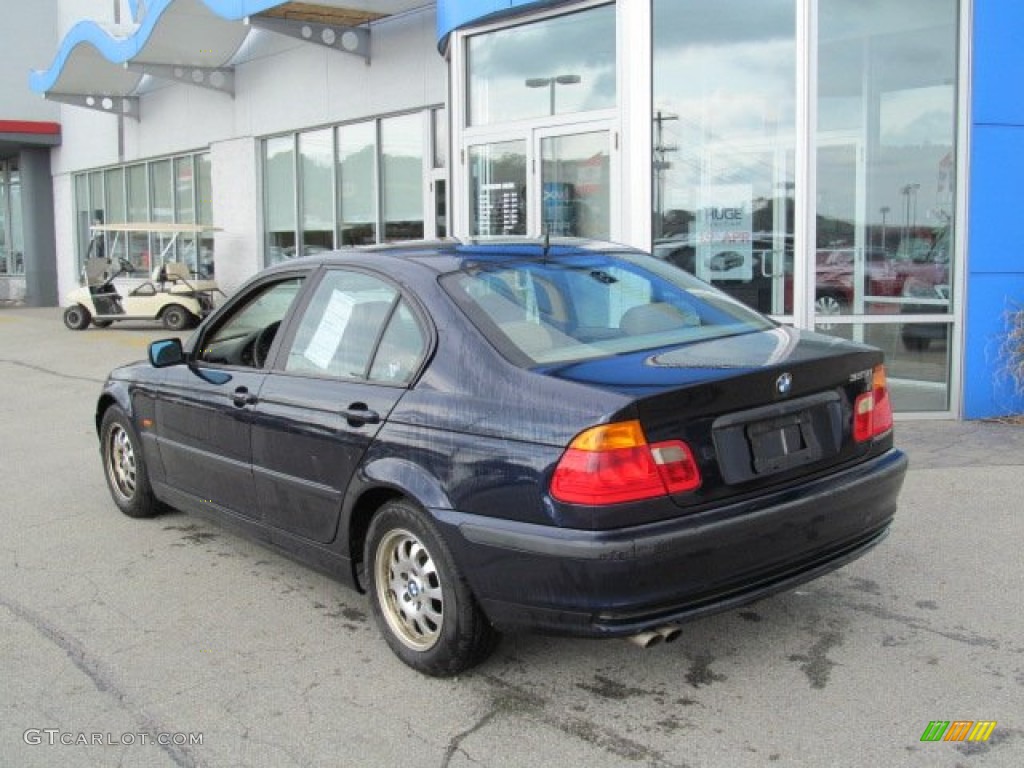 2000 3 Series 323i Sedan - Orient Blue Metallic / Sand photo #4