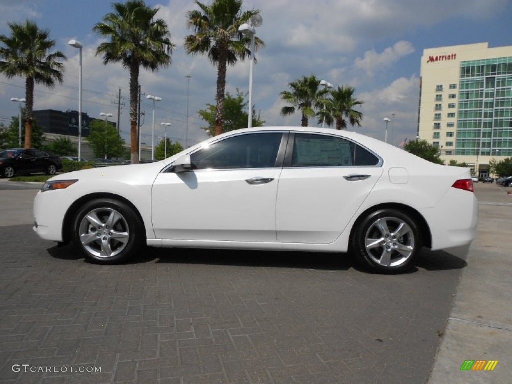 2012 TSX Technology Sedan - Bellanova White Pearl / Ebony photo #4