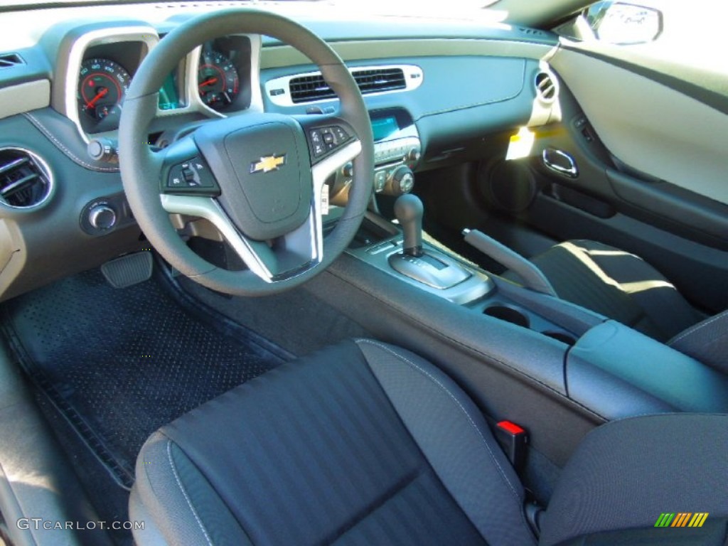 Black Interior 2013 Chevrolet Camaro LS Coupe Photo #72000444