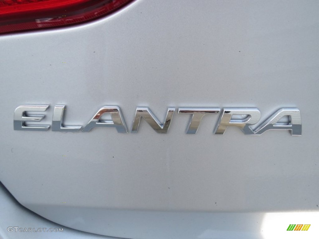2013 Elantra GT - Shimmering Air Silver / Black photo #11