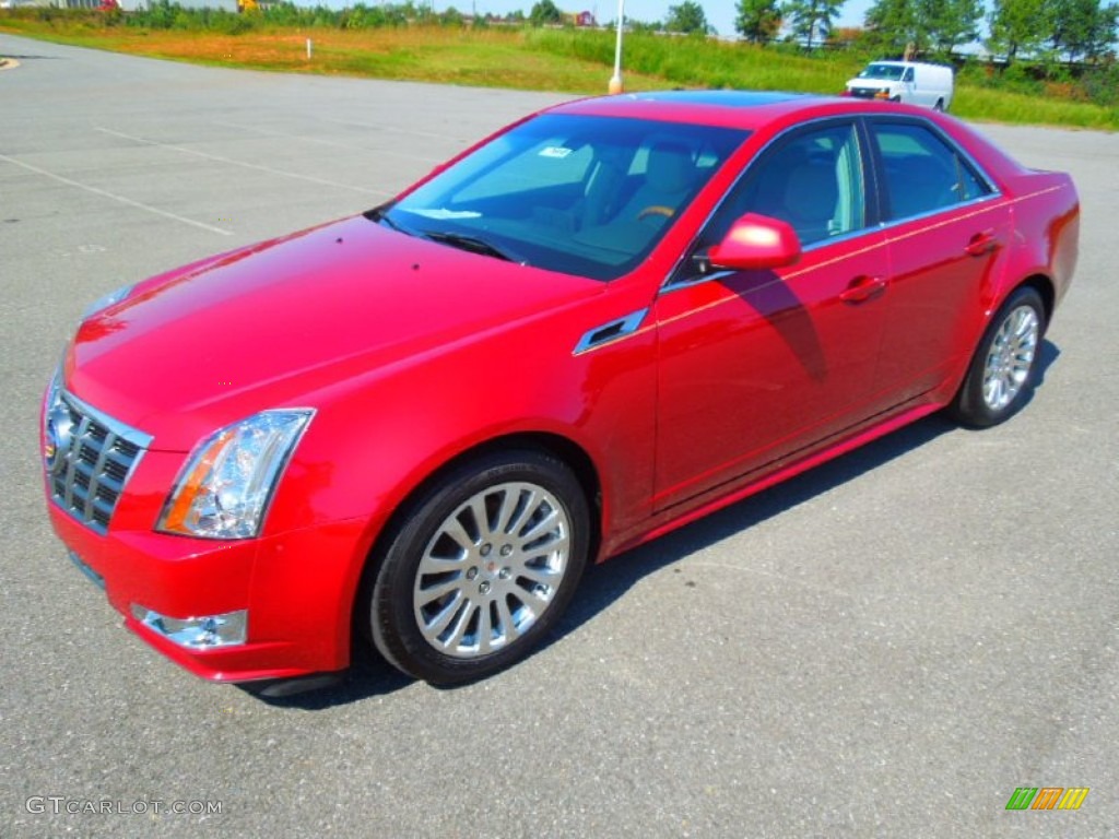 2012 CTS 3.6 Sedan - Crystal Red Tintcoat / Cashmere/Cocoa photo #1