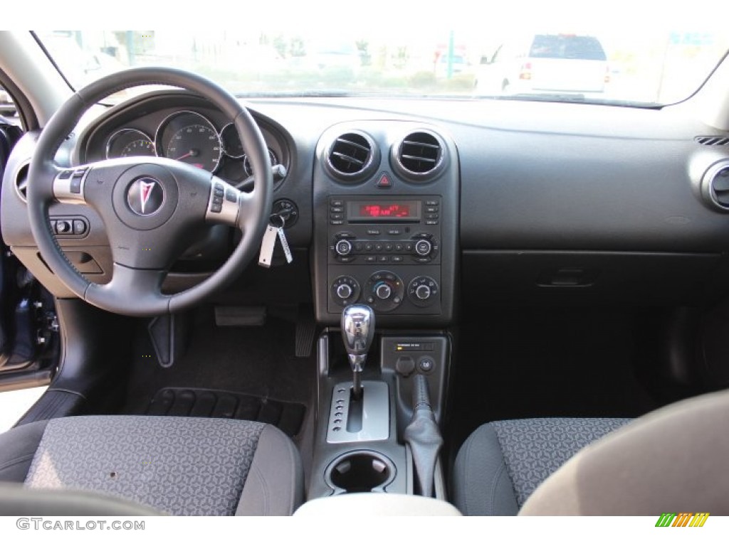 2009 Pontiac G6 V6 Sedan Ebony Dashboard Photo #72001500