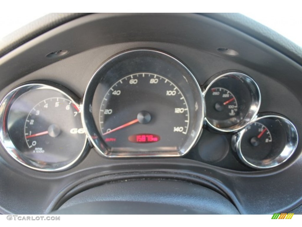 2009 Pontiac G6 V6 Sedan Gauges Photo #72001590