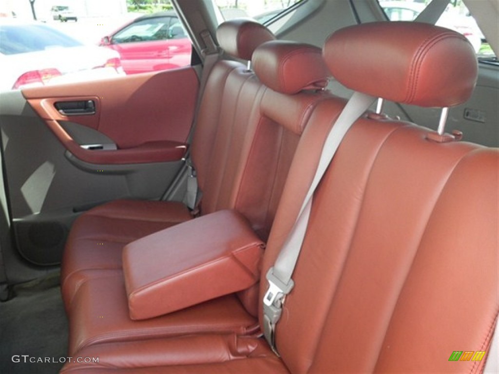 2005 Nissan Murano SL Rear Seat Photo #72001956